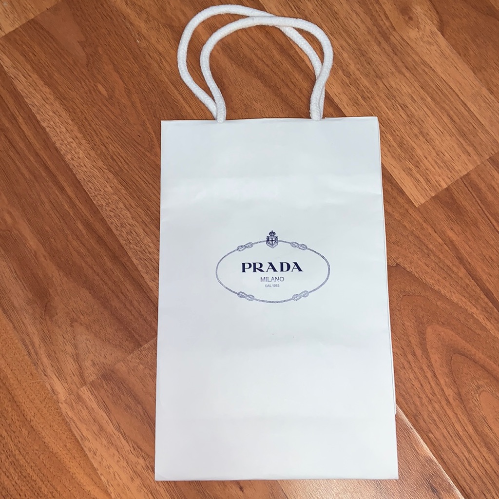 Prada Paper Shopping Bag
